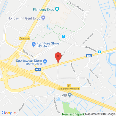 Standort der Autogas Tankstelle: Lukoil in 9051, Sint-Denijs-Westrem