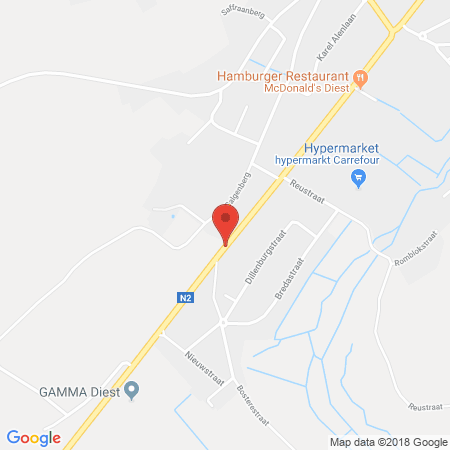 Standort der Autogas Tankstelle: Lukoil in 3293, Diest-kaggevinne
