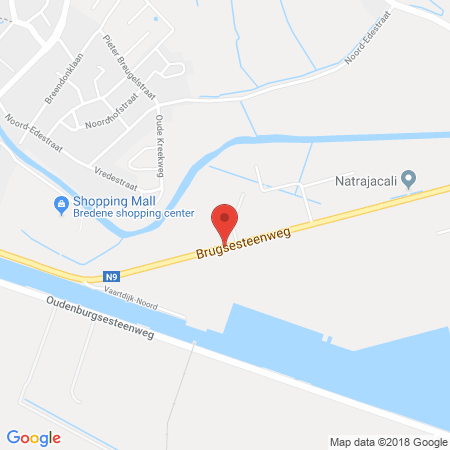 Position der Autogas-Tankstelle: Gulf in 8400, Oostende