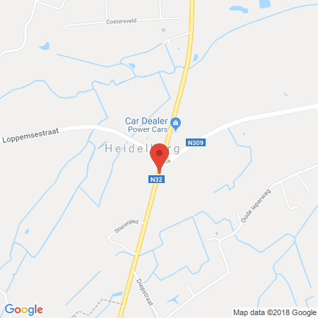 Standort der Autogas Tankstelle: Power in 8210, Loppem