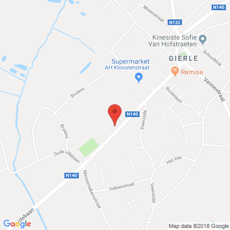 Position der Autogas-Tankstelle: Pollet in 2275, Gierle