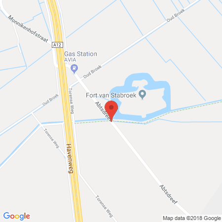 Position der Autogas-Tankstelle: Avia in 2940, Stabroek