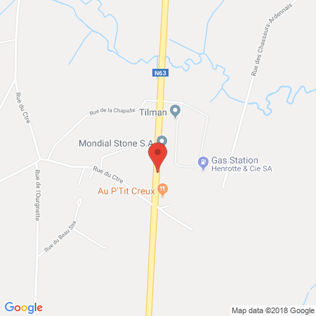 Standort der Autogas Tankstelle: Avia in 5377, Baillonville