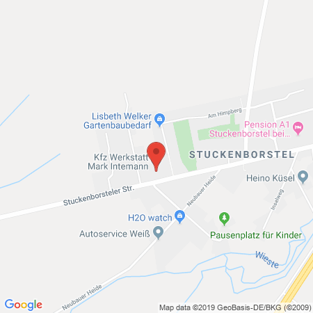 Position der Autogas-Werkstatt: Aral-Tankstelle und Kfz-Meisterbetrieb Jürgen Wachholz in 27367, Stuckenborstel