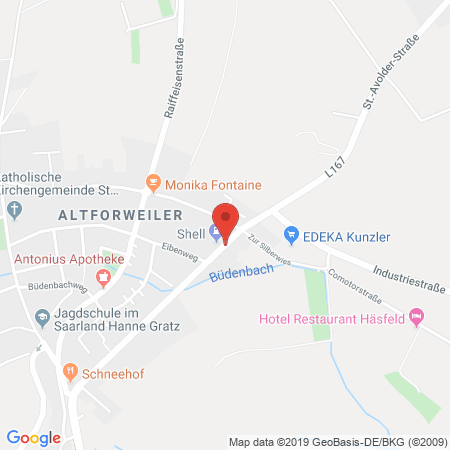 Position der Autogas-Tankstelle: Autoservice-Autogastankstelle Peter Reiter in 66802, Überh. Altforweiler