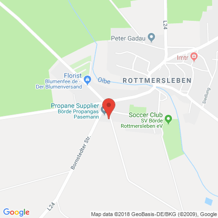 Position der Autogas-Tankstelle: FP Bödegas & Service in 39343, Rottmersleben