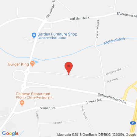 Position der Autogas-Tankstelle: Westfalen Tank- und Waschzentrum Spilker in 32052, Herford-Herforderheide