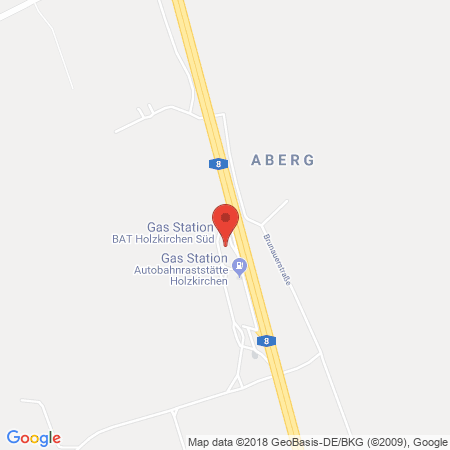 Position der Autogas-Tankstelle: Aral Autobahn Tankstelle in 83607, Holzkirchen