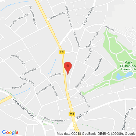 Position der Autogas-Tankstelle: Aral-Tankstelle Lutz Esser  in 42653, Solingen 