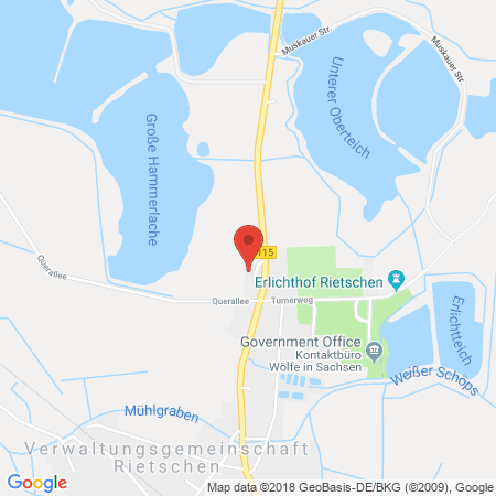 Standort der Autogas Tankstelle: AVIA-Tankstelle Frank-Rüdiger Handke in 02956, Rietschen
