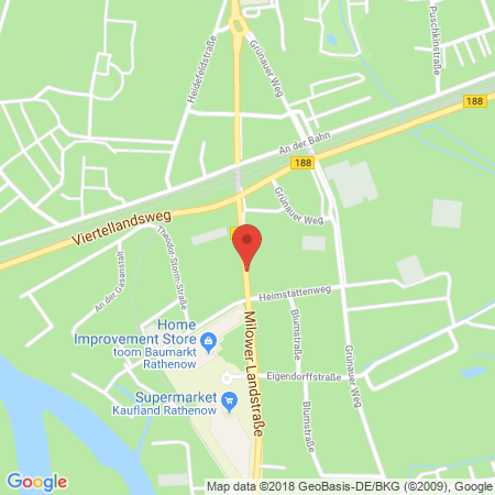 Position der Autogas-Tankstelle: Total Tankstelle in 14712, Rathenow