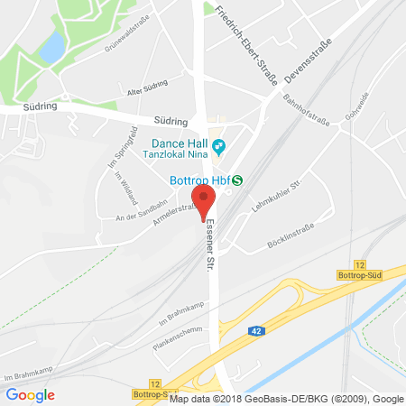 Standort der Autogas Tankstelle: Celos Deutschland GmbH Bottrop in 46242, Bottrop