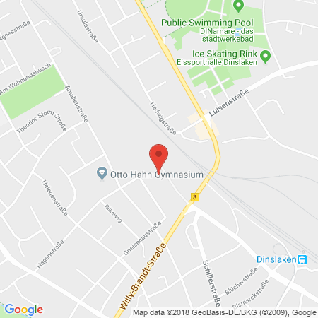 Standort der Autogas Tankstelle: Celos Deutschland GmbH Dinslaken in 46539, Dinslaken