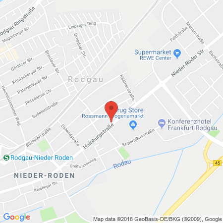 Standort der Autogas Tankstelle: CarTank24 (Neumann Tankstelle GmbH) in 63110, Rodgau