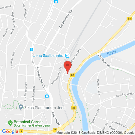 Standort der Autogas Tankstelle: Total Tankstelle in 07749, Jena