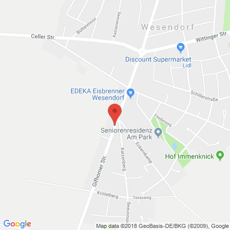 Standort der Autogas Tankstelle: AVIA Tankstelle in 29392, Wesendorf