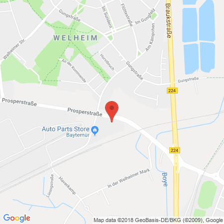 Standort der Autogas Tankstelle: Baytemür Tank und Rast GmbH in 46238, Bottrop