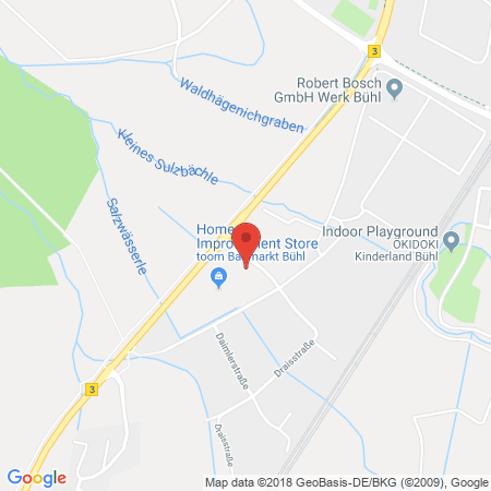 Position der Autogas-Tankstelle: Shell Tankstelle in 77815, Bühl