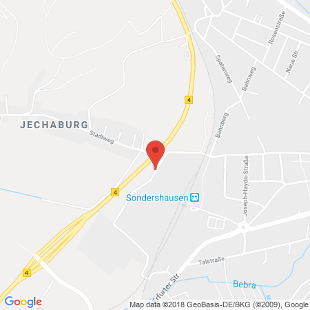 Standort der Autogas Tankstelle: Autohaus Dorl (Nissan) in 99706, Sondershausen