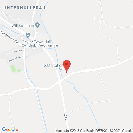 Position der Autogas-Tankstelle: Shell-Tankstelle in 84164, Moosthenning