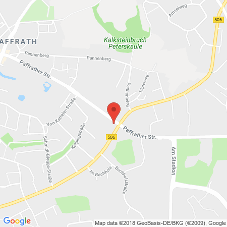 Position der Autogas-Tankstelle: Total-Tankstelle in 51469, Bergisch Gladbach