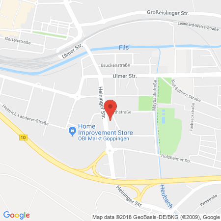 Standort der Autogas Tankstelle: Shell Tankstelle in 73037, Göppingen