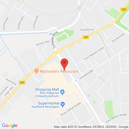 Standort der Autogas Tankstelle: Shell Tankstelle in 16816, Neuruppin
