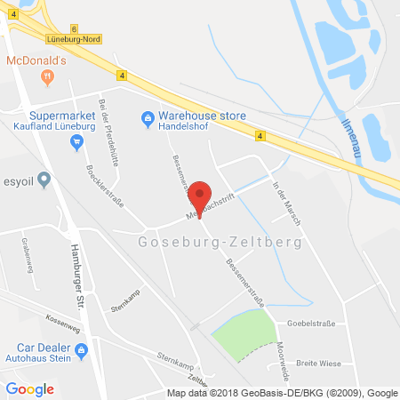 Position der Autogas-Tankstelle: Wilhelm Hoyer KG in 21339, Lüneburg