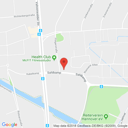 Position der Autogas-Tankstelle: Star-Tankstelle in 30179, Hannover