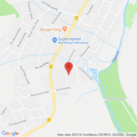 Position der Autogas-Tankstelle: Car-wash Waschpark in 34431, Marsberg