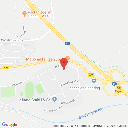 Standort der Autogas Tankstelle: Auto Russo in 78234, Engen