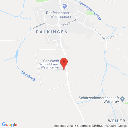 Position der Autogas-Tankstelle: Schmid Tank- Und Waschcenter in 73492, Rainau-dalkingen