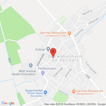 Standort der Tankstelle: BFT Tankstelle in 55270, Schwabenheim