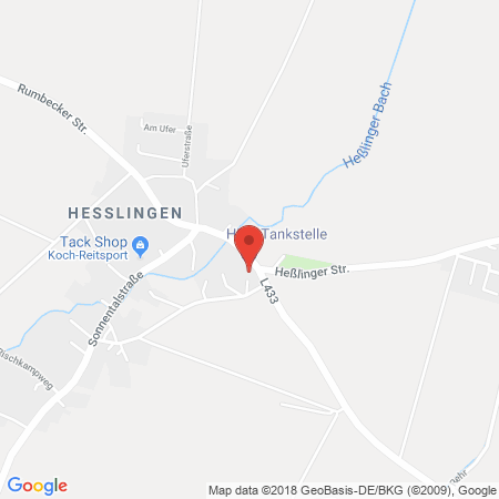 Position der Autogas-Tankstelle: HEM Tankstelle in 31840, Hessisch Oldendorf