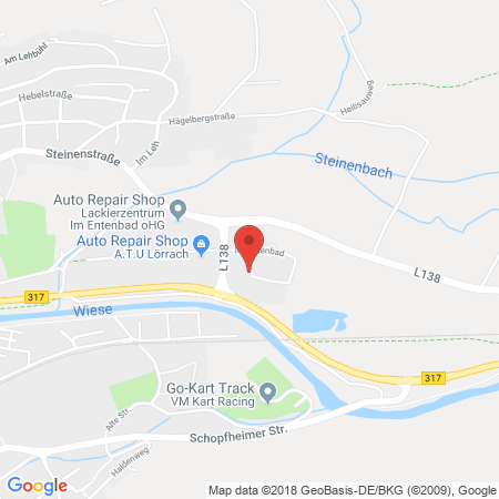 Standort der Tankstelle: K. + B. Gehring Tank-und Waschcenter OHG in 79541, Lörrach