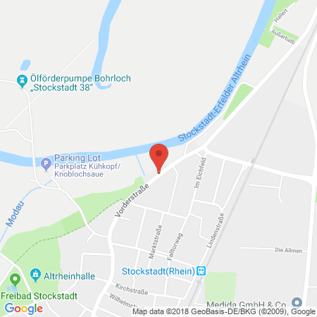 Position der Autogas-Tankstelle: Calpam Tankstelle in 64589, Stockstadt