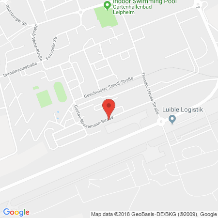 Standort der Tankstelle: Leipheim in 89340, Leipheim