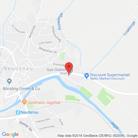 Standort der Tankstelle: Shell Tankstelle in 74861, Neudenau