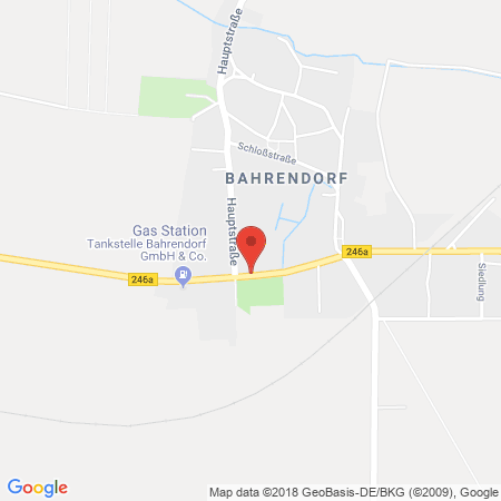 Position der Autogas-Tankstelle: Tankstelle Bahrendorf in 39171, Bahrendorf