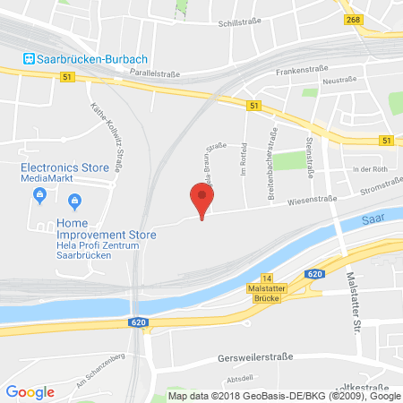 Standort der Tankstelle: Oel Schneider GmbH Tankstelle in 66115, Saarbruecken