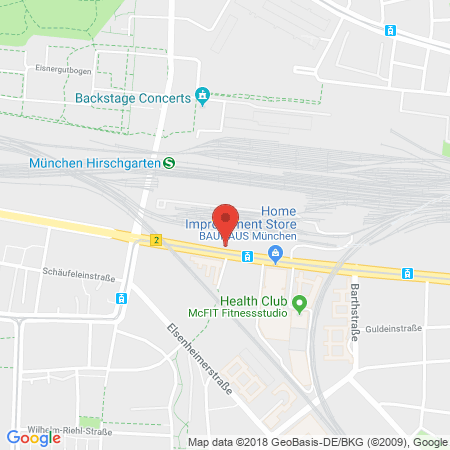 Position der Autogas-Tankstelle: JET Tankstelle in 80687, Muenchen