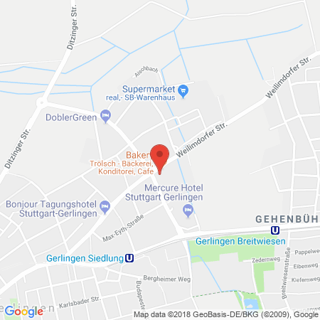 Standort der Tankstelle: Supermarkt-Tankstelle Tankstelle in 70839, GERLINGEN