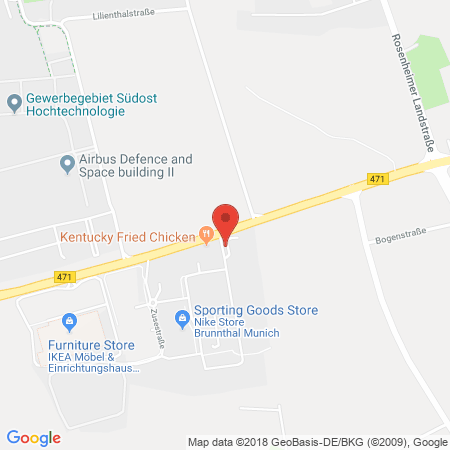 Standort der Tankstelle: Bavaria Petrol Tankstelle in 85649, Brunnthal