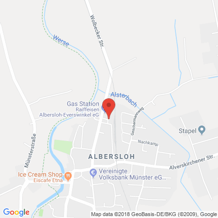 Standort der Tankstelle: Raiffeisen Tankstelle in 48324, Sendenhorst-Albersloh