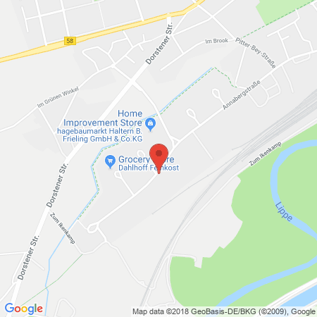 Standort der Tankstelle: Raiffeisen Tankstelle in 45721, Haltern am See