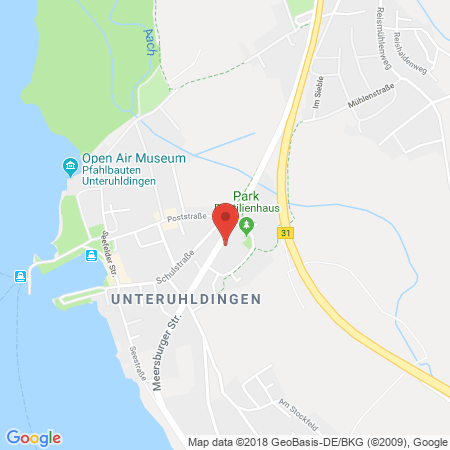 Position der Autogas-Tankstelle: Esso Tankstelle in 88690, Uhldingen-muehlhofen