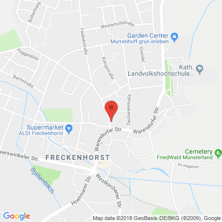 Standort der Tankstelle: Ahlert Junior Tankstelle in 48231, Warendorf