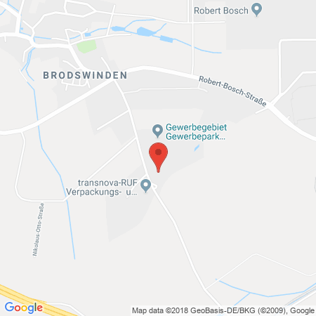 Position der Autogas-Tankstelle: Geiger Gmbh Tankstelle Ansbach in 91522, Ansbach