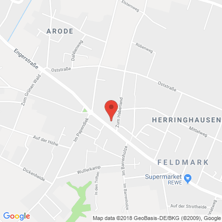 Position der Autogas-Tankstelle: Esso Tankstelle in 32051, Herford