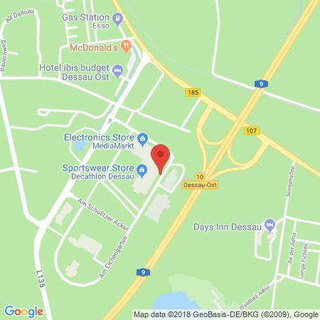Position der Autogas-Tankstelle: Kaufland Tankstelle Dessau-rosslau in 06842, Dessau-rosslau
